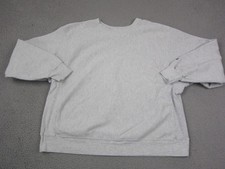 Vintage Champion Sweatshirt Mens 2XL XXL Gray Blank Reverse Weave Pullover Y2K