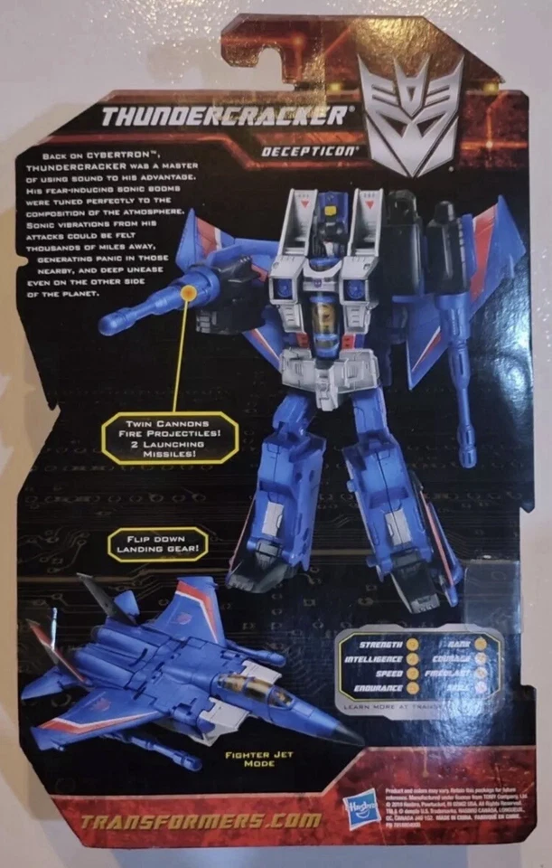 Transformers Generations Deluxe Class THUNDERCRACKER Action Figure NEW, #23 - Image 2 of 4