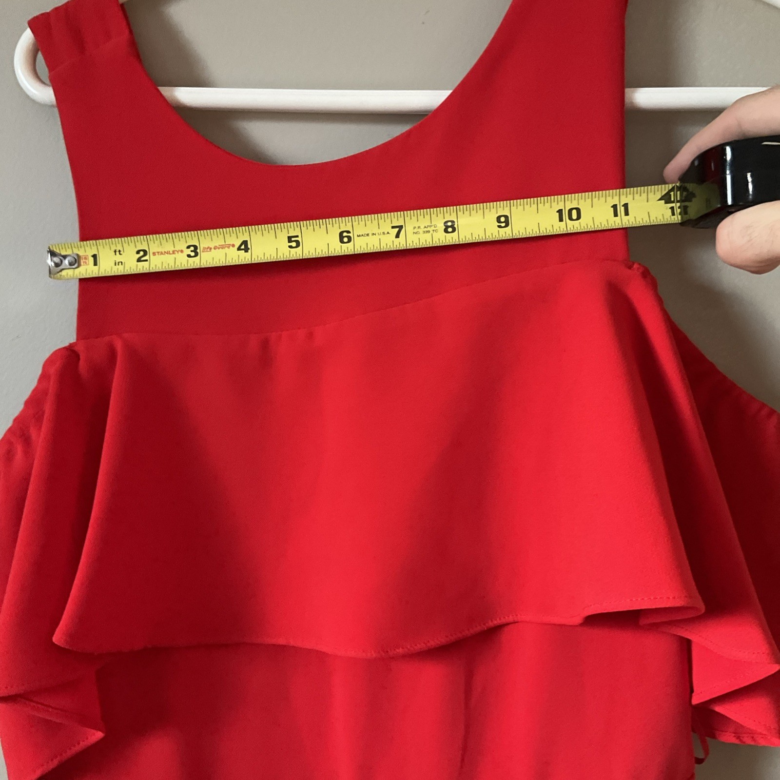 Zara Basic Collection Red Romper Size M Chinese N… - image 8