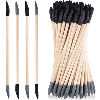 Leriton 120 Pcs Sanding Sticks Double End Matchsticks Sanding Twigs Fine Deta...