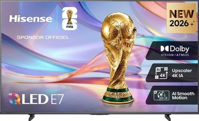 Hisense 50E7S 4K QLED Smart TV  50 Zoll