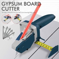 Portable Gypsum Board Cutter Tool with 15 Blades  Pencil Plasterboard Drywall