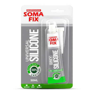 Gray Silicone Caulk - Easy Squeeze Caulking Tube, Silicone Sealant for Wood, ...