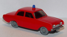 Wiking 1:87- Ford Taunus 17 M Badewanne Feuerwehr - Neuauflage