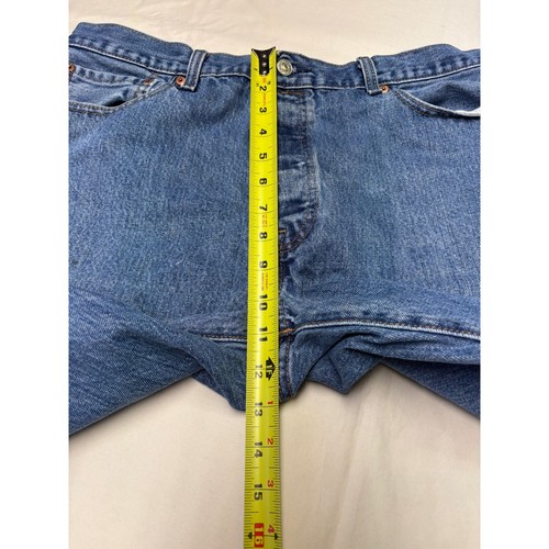 Levi Strauss 501 Herren Jeans Medium Wash Button Fly Straight Leg W36 L30 - Bild 12 von 15