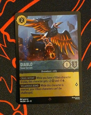 Lorcana Diablo - Stone Servant x1 Near Mint *FOIL* from Wilds Unknown