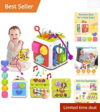 Interactive Baby Sorter Activity Cube - Perfect Gift for 18+  Toddlers