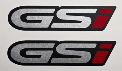 AF 2 x GSi Emblem Aufkleber C20NE C20XE 20XE Opel Corsa Kadett Astra Sticker • o6