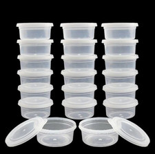 20pcs Plastic Clear Plastic Storage Container...