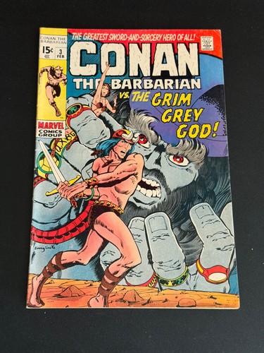 Conan the Barbarian #3 (Marvel Comics February 1971)