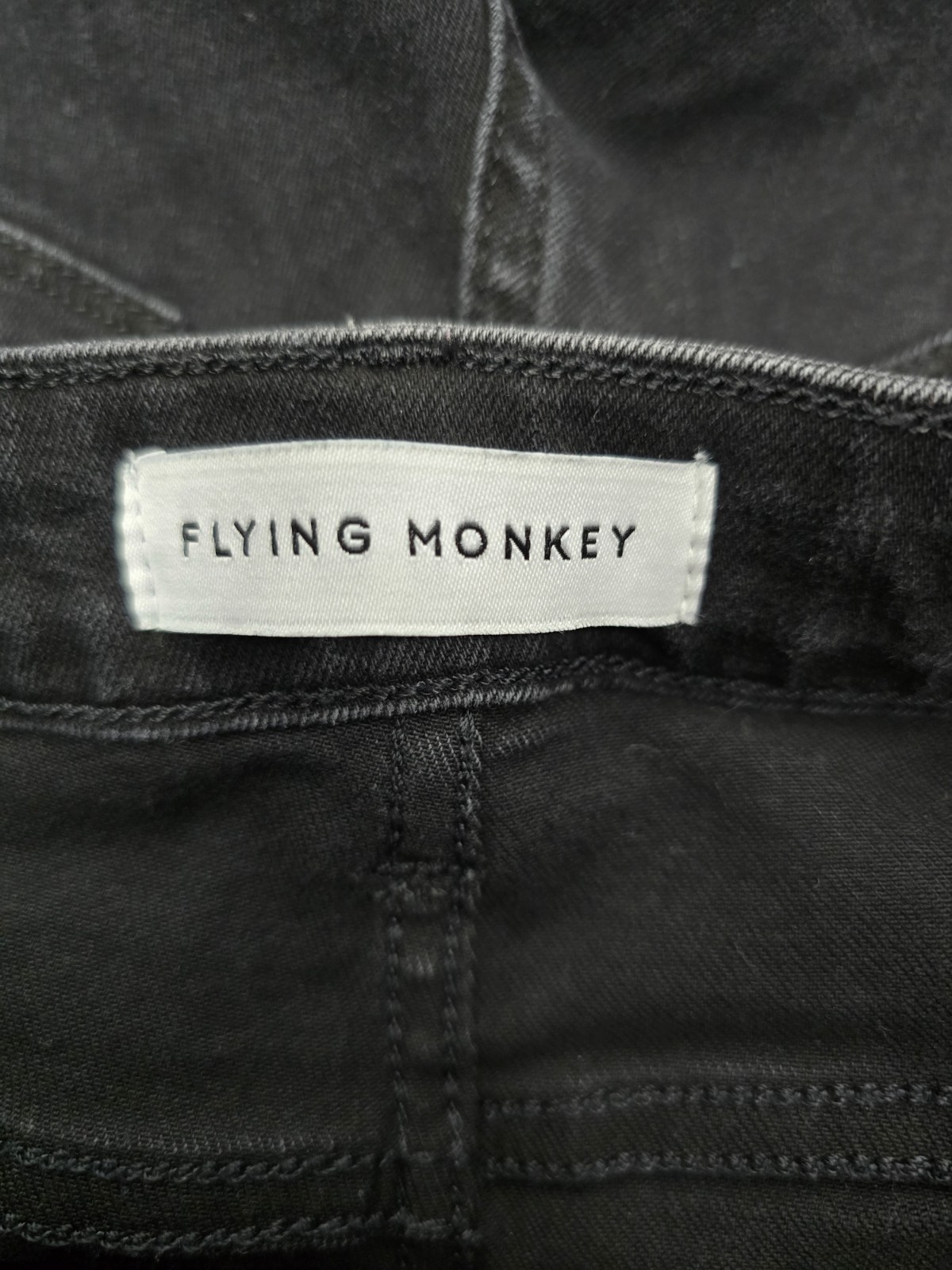 Flying Monkey High Rise Button Up Distressed Hem … - image 8