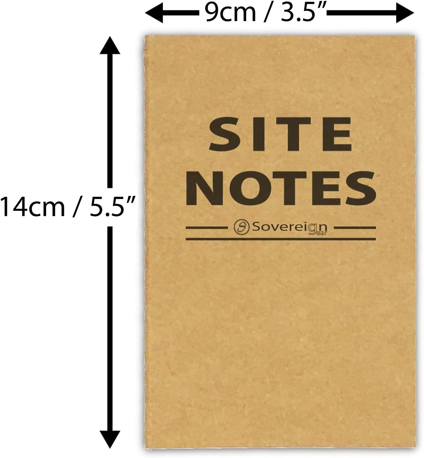 5 Field Notes Notebooks, 3.5X5.5 Refill for Leather Journal, Universal Paper