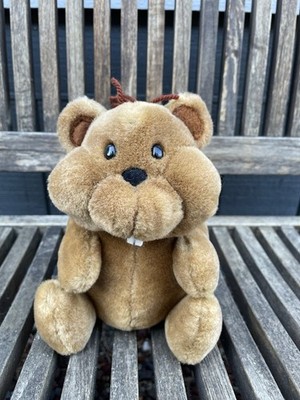 Vintage 1984 Dakin Beaver Plush By Barbara Alexander 8  Stuffed Animal Toy EUC