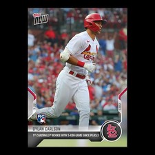 Dylan Carlson - 2021 MLB Topps Now Card 543 - Print Run: 1,096