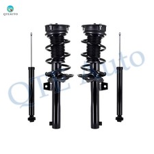 Front Quick Complete Strut-Coil Spring-Rear Shock Absorber For 2015-2017 Audi A3