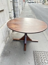 TAVOLO ROTONDO 60s mod. 522 IN PALISSANDRO DI GIANFRANCO FRATTINI PER BERNINI