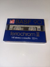 BASF Ferrochrom III 90 Audio Cassette Blank Tape NEW Made In Germany FECR III