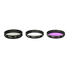Vivitar 37mm 3-Piece Multi Coated Filter Kit UV CPL FLD Optics