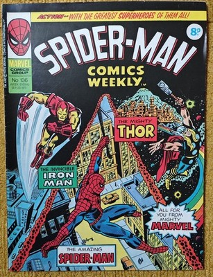 SPIDER-MAN COMICS WEEKLY #136 Marvel UK Comics