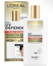 L  Oreal Paris UV Defender Invisible Fluid Sunscreen SPF 50 Anti-Aging 40g