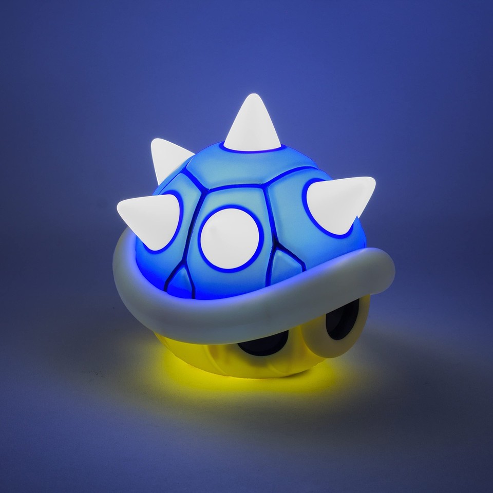 Super Mario Blue Shell Light with Sound | Décoration intérieure de jeu
