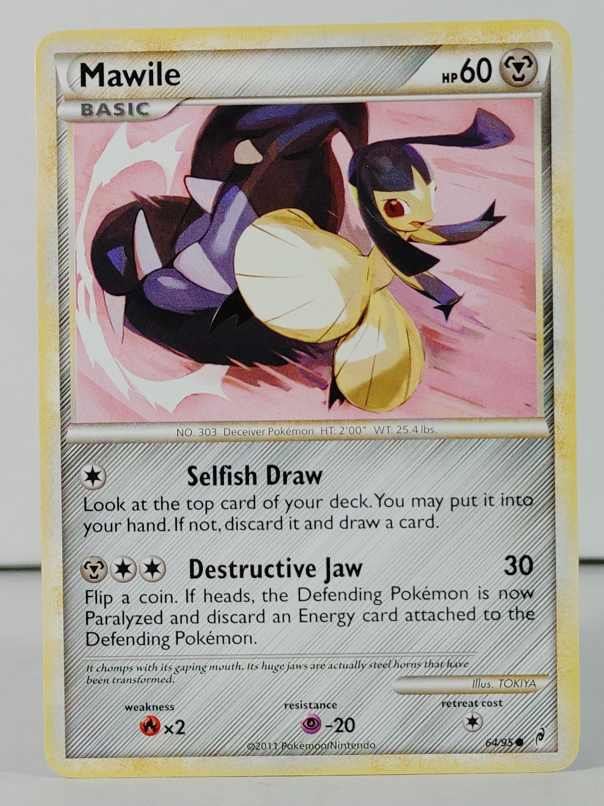 Mawile - POKEMON - Call of Legends - 64/95 - NM - Common