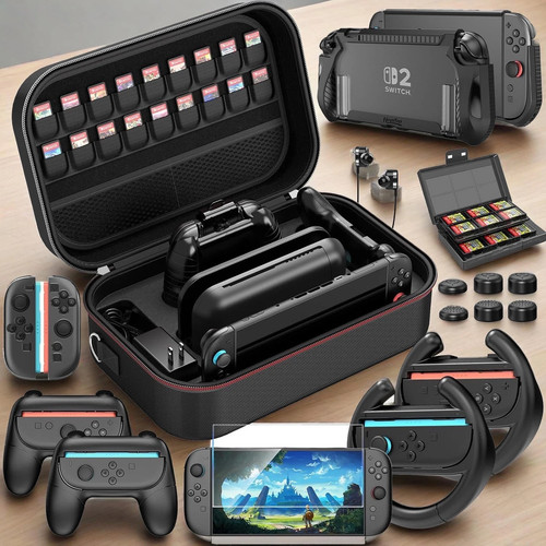 Buy For Nintendo Switch 2 Accessories Bundle w/ Switch 2 Protective Cover Bag Case B – Best Price & Deal Buy For Nintendo Switch 2 Accessories Bundle w/ Switch 2 Protective Cover Bag Case B – Best Price & Deal