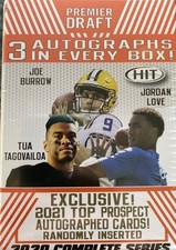 2020 SAGE FOOTBALL LOW HIGH SERIES HIT PREMIER DRAFT Factory Sealed BLASTER BOX