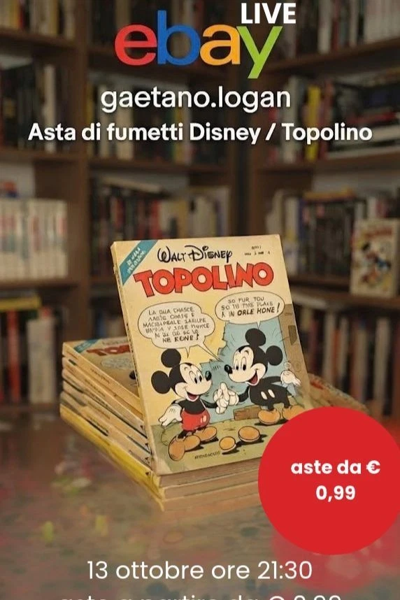 Topolino & Disney Vintage: Aste a Partire da 0,99€!