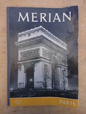 Merian Paris France 5/1954 100 pages travel guide magazine art culture