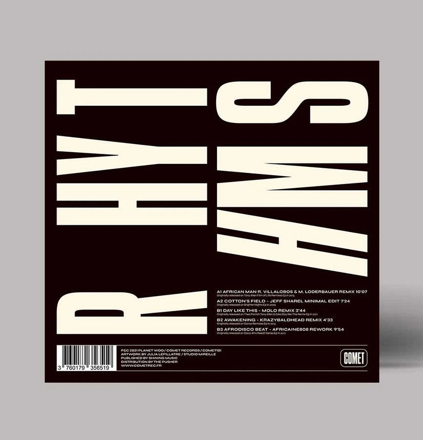 Various – Afro Rhythms Vol.2 Singles & Remixes 2009-2017 (Vinyle, 12") 2022 - Photo 3/3