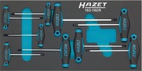 Hazet Schraubendreher Satz - Mit T-GRIFF - Torx® - T6 – T30 -9-TLG.