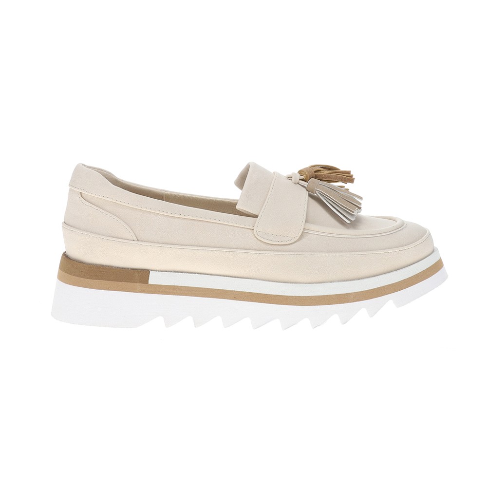 SAOLA Mocassini COCONUTS by Matisse Tess suola a strappo plateau donna bianco sporco TESS 123