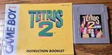 Very Clean Nintendo Tetris 2 (Game Boy)  Tetris Series w/ Manual