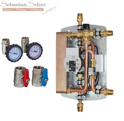 Frischwasserstation Easyflow 1T, FRIWA, 20-30l, 50-70kW, Plattenwärmetauscher