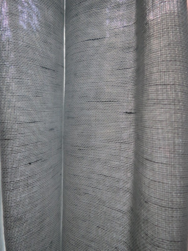 Texture Linen Blend Curtains Semi Sheer 6 Panels Privacy Light Filter 52 x 84"