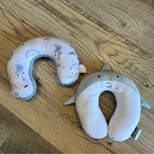 Infant Neck Support Pillow Gray and White Kids
