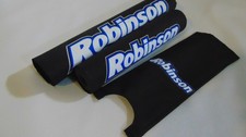 CLASSIC ROBINSON BLACK BIKES BMX PAD SET STEM HANDLEBAR TOP TUBE BIKE PADS FOAM