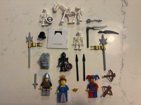 LEGO Drawbridge 7079 100% Complete With All Minifigs, Instructions, Gold Knight