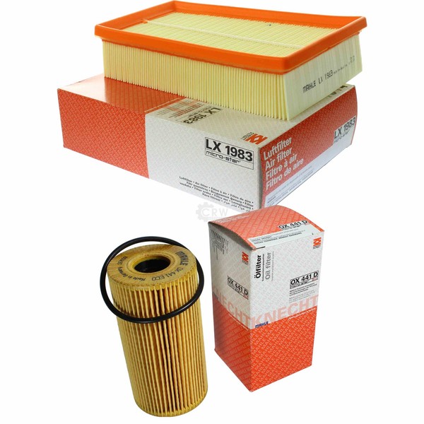 Mahle / Knecht Set Filterpaket Luftfilter LX 1983 ÖLfilter OX 441D-image