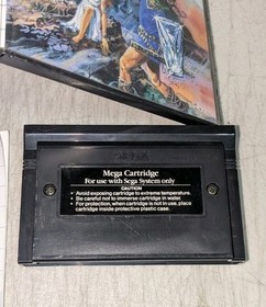 Golvellius Valley of Doom (Sega Master System) Complete w/ Case, Box Art, Manual