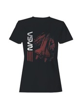 Officially Licensed Nasa Vintage Space Shuttle Graphic Women's T-shirt