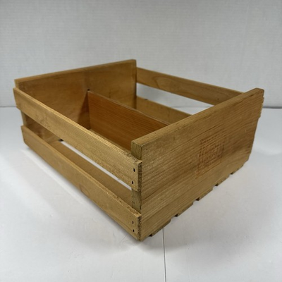 #ad #ad Napa Valley Box Co Wood CD Storage Crate 11x12x5.5 $22.95