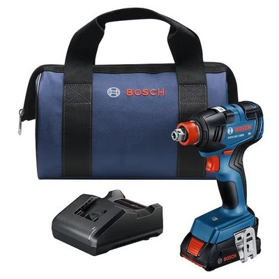 Bosch GDX18V-1800 Two-in-One 1/4 In. and 1/2 In. Bit/Socket Impact Driver/Wrench