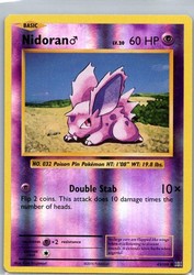 Nidoran M 43/108 Reverse Holo XY Evolutions
