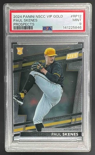 5846 Paul Skenes 2024 Panini National NSCC VIP Party #RP12 Prospects RC PSA 9