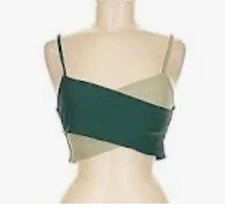  WILO THE LABEL ballet x green/ grey Australia SPORTS BRA medium #424