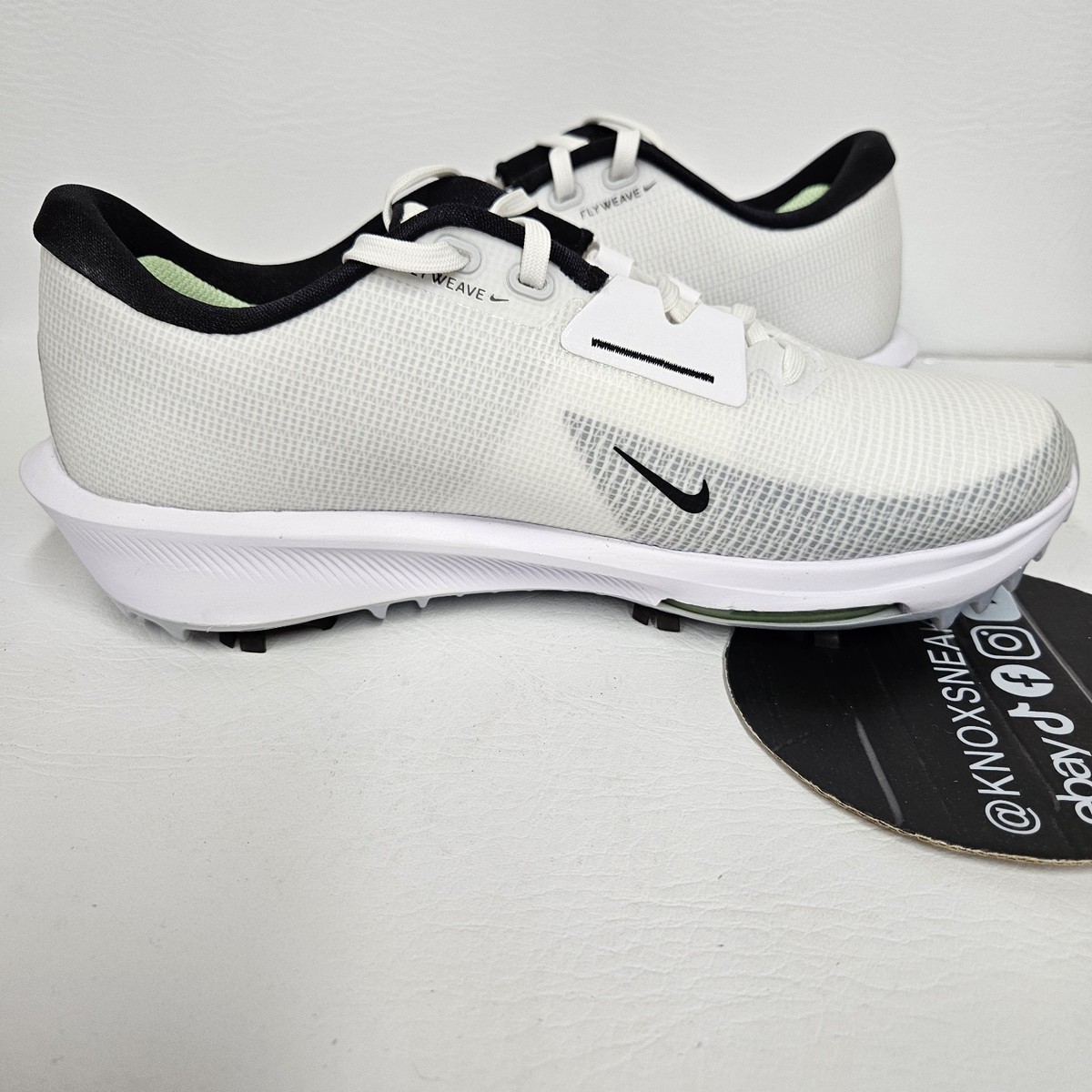 Nike Air Zoom Infinity Tour NEXT% 2 Golf Shoes White Black FD0218-100 Mens 6.5 Nike Air Zoom Infinity Tour Next% 2 II White Vapor Golf  main image 3