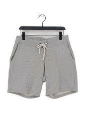 Jack Wills Men's Shorts M Grey Cotton with Polyester Sweat