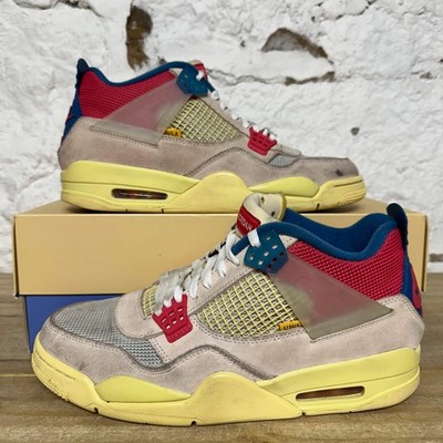 Air Jordan 4 x Union LA Guava Ice Men's Size 10.5 Pre-owned Sneakers DC9533-800